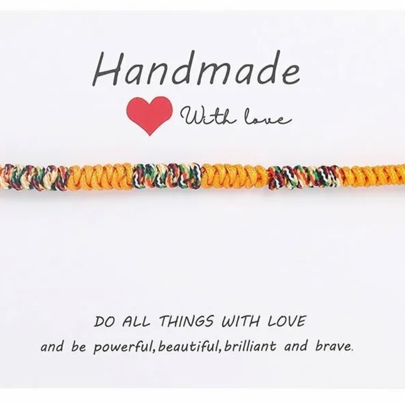 Lucky Buddhist Monk Bracelets- (2 bracelets in set 1 yellow and 1) unisex - Picture 3 of 15